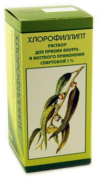 Хлорофиллипт, раствор спиртовой 1% (Вифитех), 50 мл (арт. 203317)