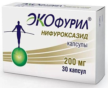 Экофурил, капсулы 200 мг, 30 шт. (арт. 220693)