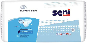 Seni Super, подгузники для взрослых (M), 30 шт. (арт. 215306)