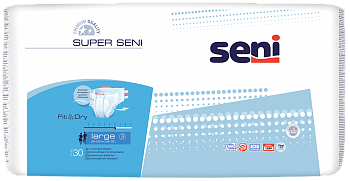 Seni Super, подгузники для взрослых (L), 30 шт. (арт. 215305)