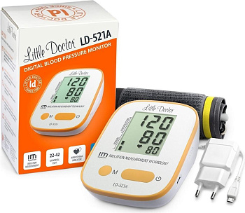 Little Doctor, тонометр автоматический, цифровой с принадлежностями, LD-521A (арт. 304928)