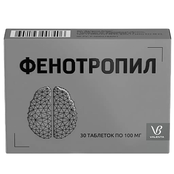 Фенотропил, таблетки 100 мг, 60 шт. (арт. 316377)